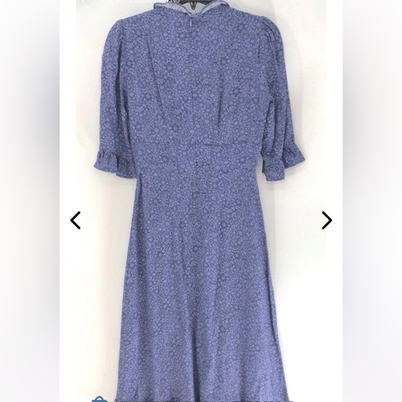 NWT Reformation Suri dress very beautiful ruffle - retro/ vacation . - Picture 3 of 6